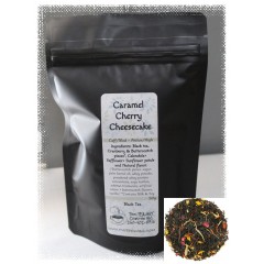 Caramel Cherry Cheesecake Premium Loose-leaf Tea - Creston BC TEA